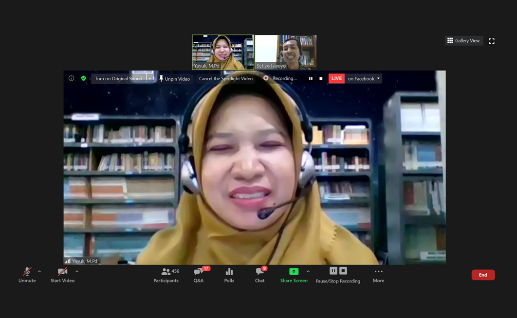 Wahid Foundation Bersama AGPAII Gelar Webinar Ide Kreatif Penerapan Budaya Damai di Sekolah