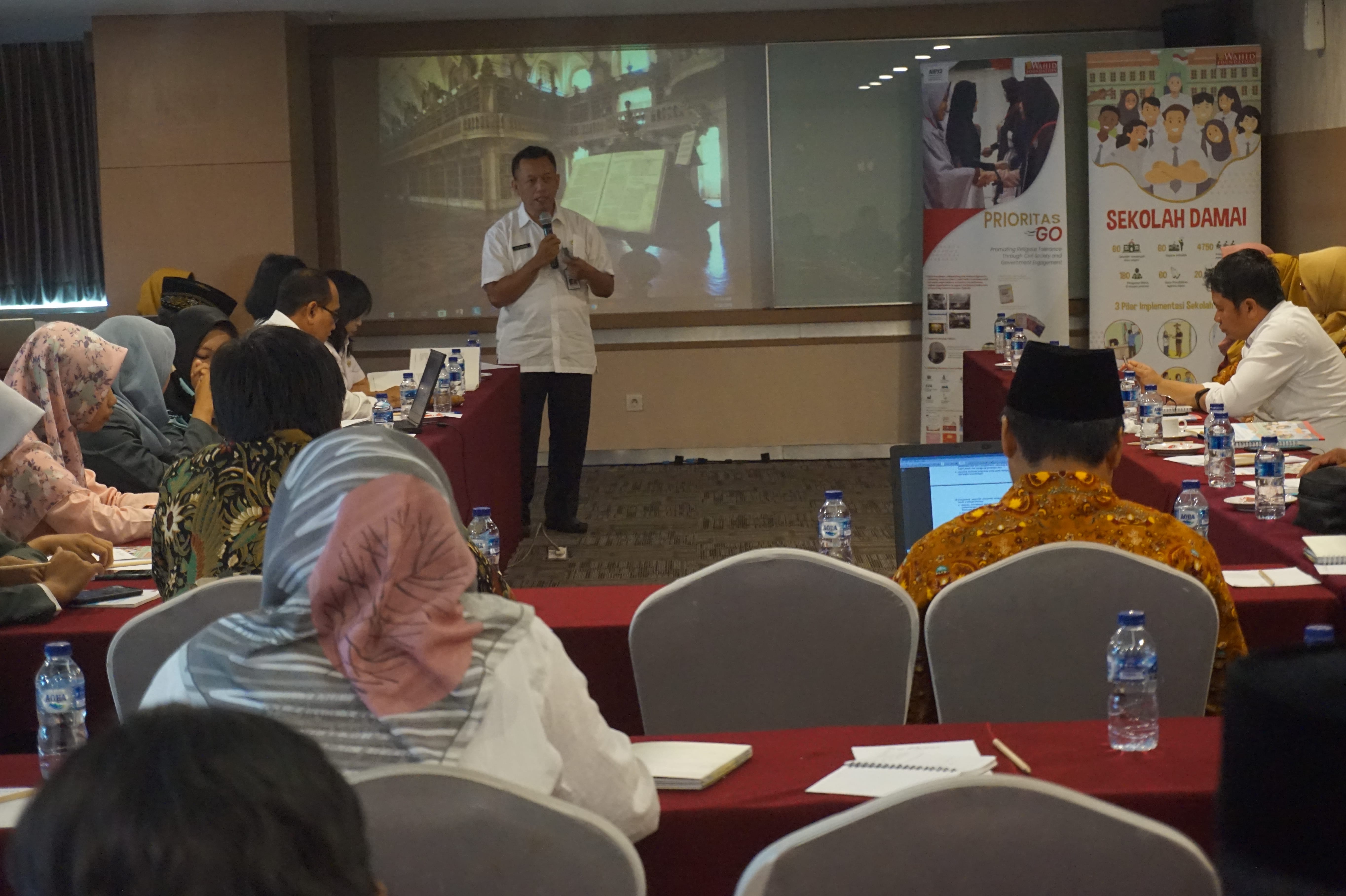 Dinas Pendidikan dan Kemenag Jatim Apresiasi Sekolah Damai Wahid Foundation